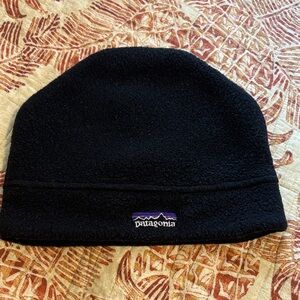 Patagonia Midnight Black Fleece Hat